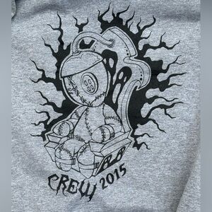 One of a kind Ghoullog crew 2015 full zip hoodie